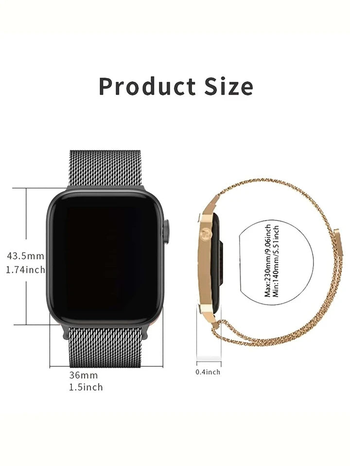 product grootte van de smartwatch